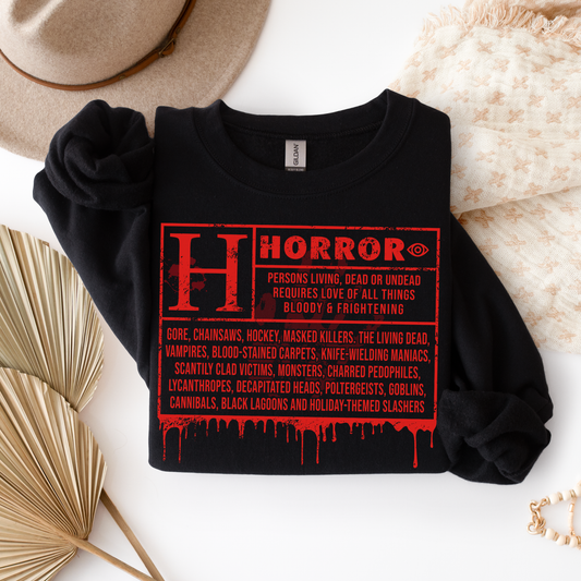 Horror Lover Warning