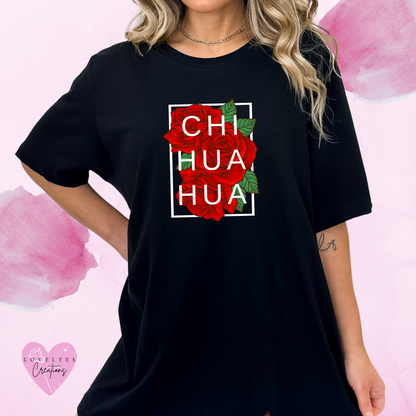 Chihuahua Rose Frame